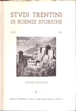 Studi Trentini Di Scienze Storiche Sezione Seconda 1. Lviii/79