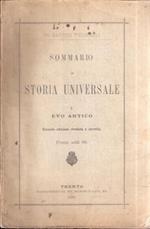 Sommario Di Storia Universale Vol. I. Evo Antico