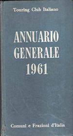 Annuario Generale 1961 Comuni E Frazioni D'Italia
