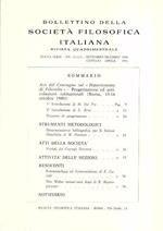 Bollettino della società filosofica italiana n. 111-112/80