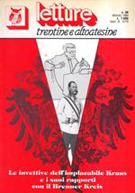 Letture Trentine E Altoatesine N. 36/1984- Le Invettive Dell'Implacabile Kraus E I Suoi Rapporti Con Il Brenner Kreis