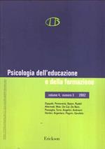 Psicologia Dell'Educazione E Della Formazione Vol. 4 N. 3
