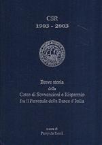 Breve Storia Della Cassa Di Sovvenzioni E Risparmio Fra Il Personale Della Banca D'Italia