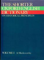 The shorter Oxford english dictionary on historical principles