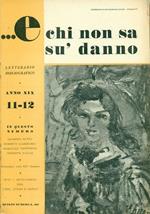 E chi non sa sù danno. Novembre-Dicembre 1950, Anno XIX, N. 11/12