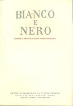 Bianco e Nero. Anno XIX, Numero 9, Settembre 1958