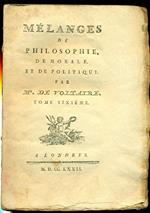 Mélanges de philosophie, de morale et de politique