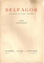Belfagor. Novembre 1951