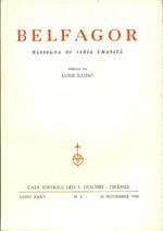 Belfagor. Anno XXXV, N. 6, 30 novembre 1980