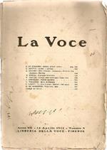 La Voce. 15 Aprile 1915