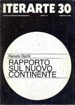 Iterarte 30. Renato Barilli: Rapporto sul nuovo continente