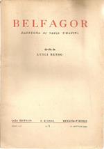Belfagor. Gennaio 1952