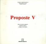 Proposte V. Pier Giuseppe Imberti, Fabrizio Sibona, Andrea Venturino