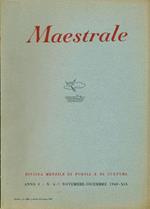 Maestrale. Anno primo, N. 6-7, Novembre-Dicembre1940