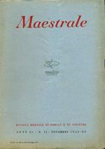 Maestrale. Anno II, N. 11, Novembre 1941