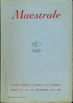 Maestrale. Anno II, N. 12, Dicembre 1941