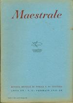 Maestrale. Anno III, N. 2, Febbraio 1942