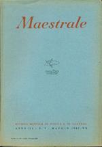 Maestrale. Anno III, N. 5, Maggio 1942