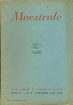 Maestrale. Anno III, N. 10, Ottobre 1942