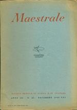 Maestrale. Anno III, N. 11, Novembre 1942