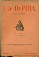 La Ronda Letteraria mensile. Anno II, N. 8-9, Agosto-Settembre 1920