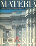 Materia. 1° Quadrimestre 1993. N. 12. The Classic. Il Classico