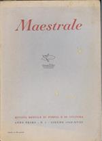 Maestrale. Anno primo, N. 1, Giugno 1940