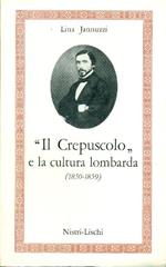 Il l Crepuscolò' e la cultura lombarda (1850-1859)