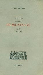 Politica della produttività in Italia