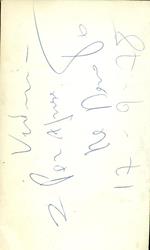 Significativa dedica e firma autografe di F. Serrao su estratto de ''La lepre nei campì