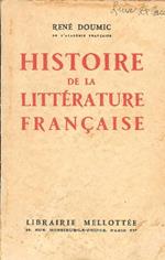 Histoire de la littérature francaise