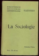 La sociologie. D'après l'ethnographie