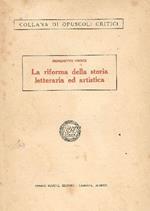 La riforma della storia letteraria ed artistica. Prima edizione