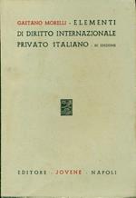 Elementi di diritto internazionale privato italiano