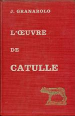 L' oeuvre de Catulle