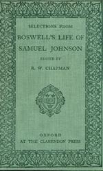 Selections from Boswell's life of Samuel Johnson