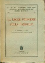 La legge uniforme sulla cambiale