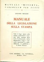 Manuale della legislazione sulla stampa