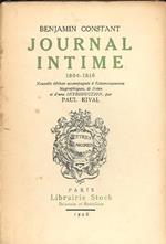 Journal intime 1804. 1816