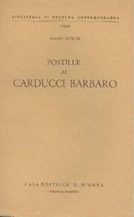 Postille al Carducci barbaro