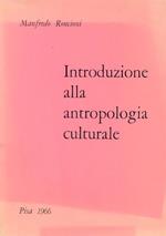 Introduzione alla antropologia culturale