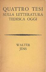 Quattro tesi sulla letteratura tedesca oggi