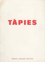 Antoni Tapies. Oeuvres récentes