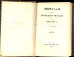 Origine e causa della Rivoluzione Francese. Prima edizione