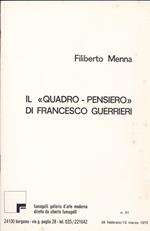 Il 'Quadro-Pensierò' di Francesco Guerrieri