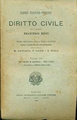 Corso teorico-pratico di diritto civile. Vol. VII: Del Contratto di Matrimonio. Della Vendita