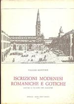 Iscrizioni modenesi romaniche e gotiche (Duomo e Palazzo del Comune con un'appendice sulla Torre