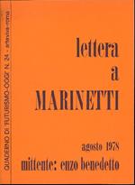 Lettera a Marinetti
