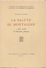 La salute di Montaigne e altri scritti di letteratura francese