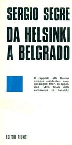 Da Helsinki a Belgrado